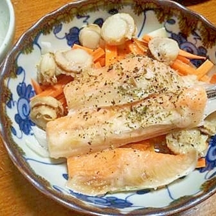魚介マリネ(鮭とば・帆立)